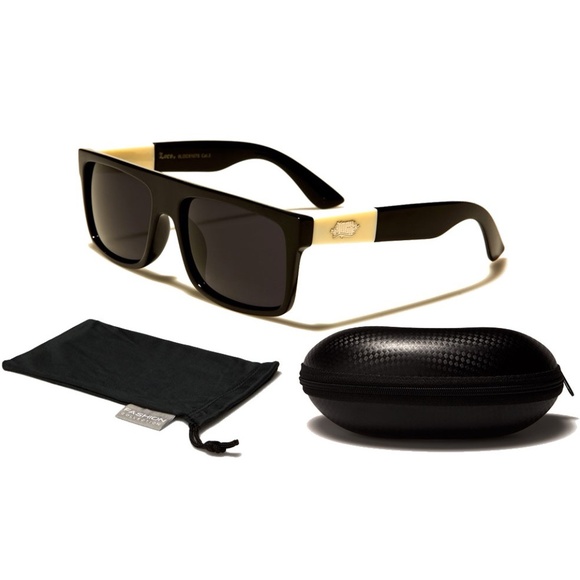 Other - Black Retro Sunglasses with Cases